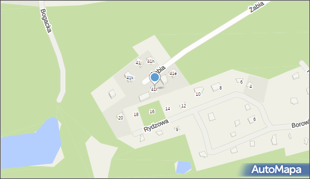 Borki, Borki, 41r, mapa Borki
