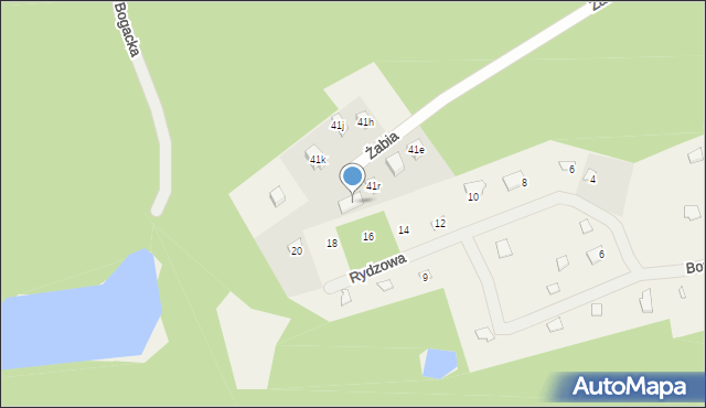 Borki, Borki, 41s, mapa Borki