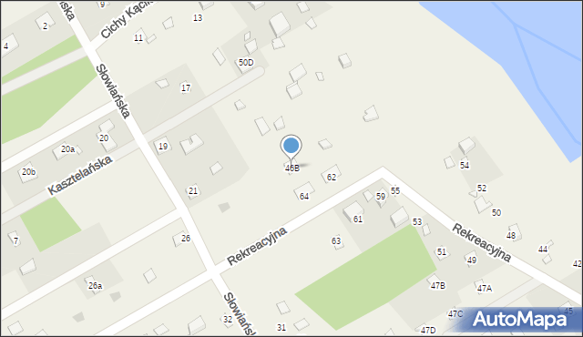 Borki, Borki, 46B, mapa Borki