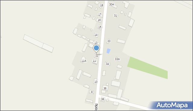 Borki, Borki, 12, mapa Borki