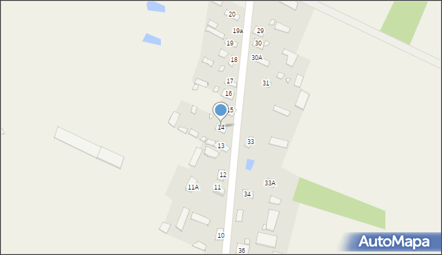 Borki, Borki, 14, mapa Borki