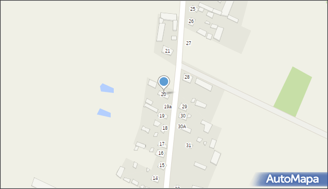 Borki, Borki, 20, mapa Borki