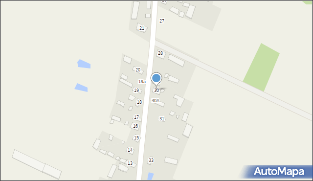 Borki, Borki, 30, mapa Borki