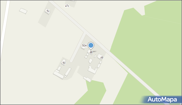 Borki, Borki, 48, mapa Borki