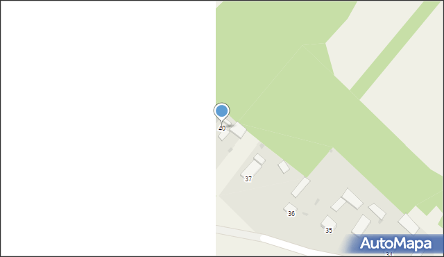 Borki, Borki, 40, mapa Borki