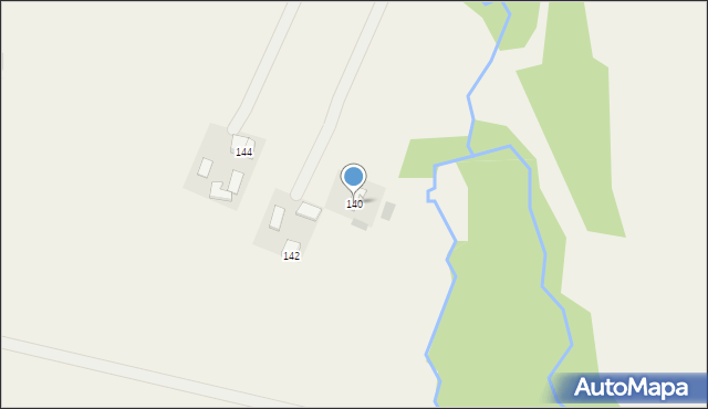 Borki, Borki, 140, mapa Borki