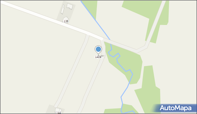 Borki, Borki, 142a, mapa Borki