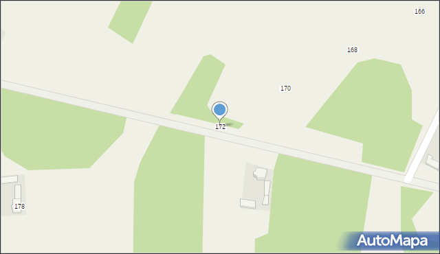 Borki, Borki, 172, mapa Borki
