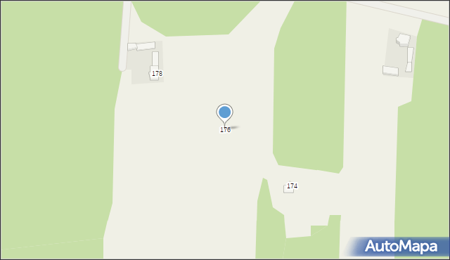 Borki, Borki, 176, mapa Borki