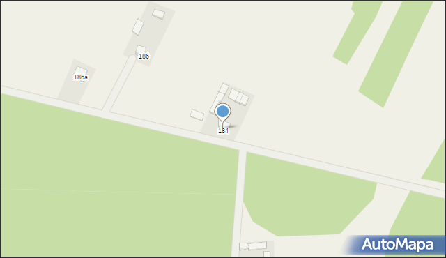 Borki, Borki, 184, mapa Borki