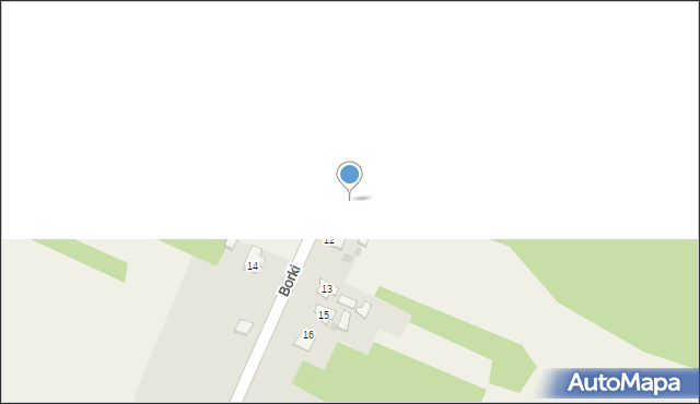 Borki, Borki, 10, mapa Borki