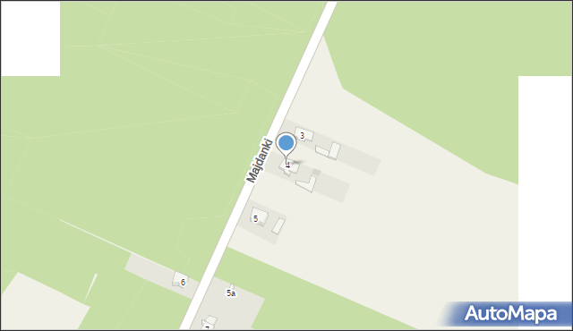 Borki, Borki, 4, mapa Borki