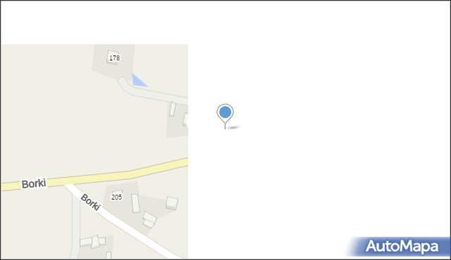 Borki, Borki, 25, mapa Borki