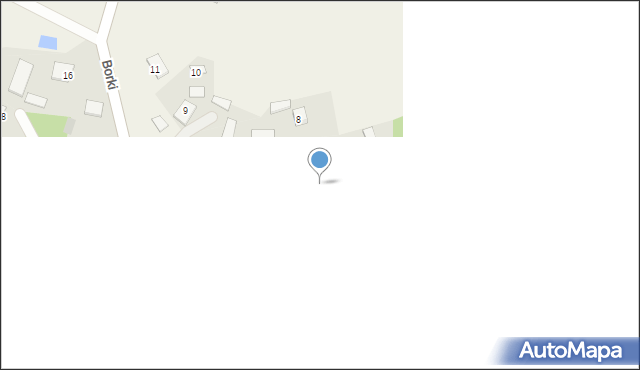 Borki, Borki, 6A, mapa Borki