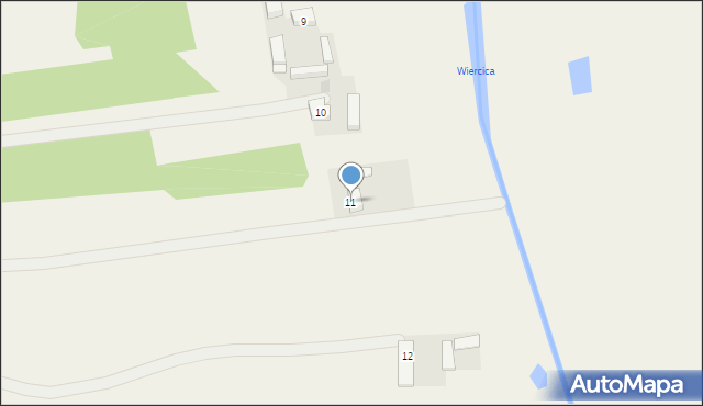 Borki, Borki, 11, mapa Borki