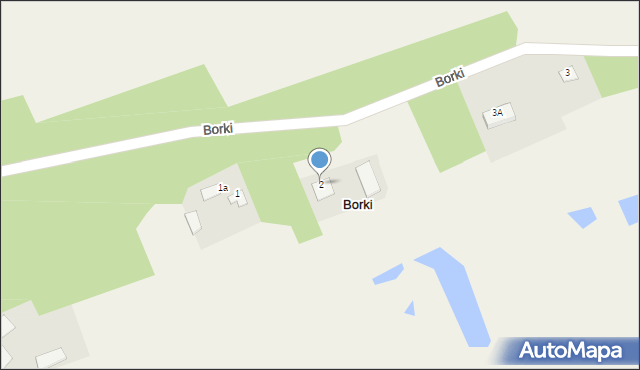 Borki, Borki, 2, mapa Borki