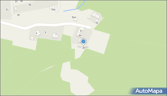 Borki, Borki, 10, mapa Borki