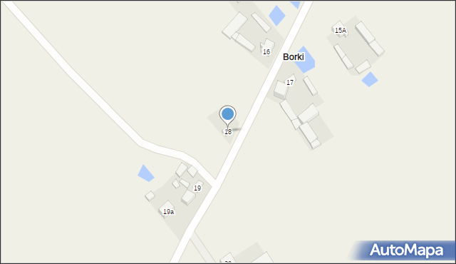 Borki, Borki, 18, mapa Borki
