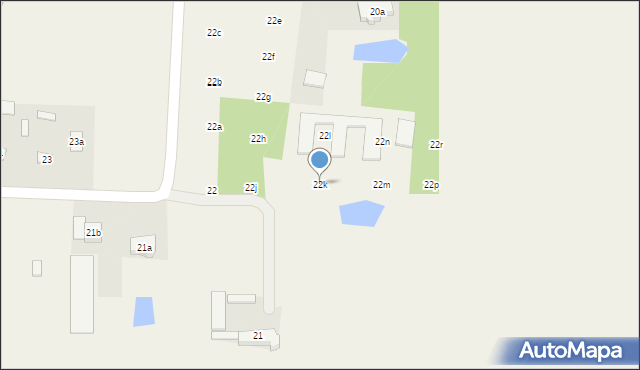 Borki, Borki, 22k, mapa Borki