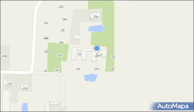 Borki, Borki, 22n, mapa Borki