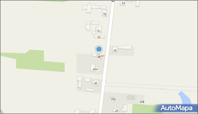 Borki, Borki, 48, mapa Borki