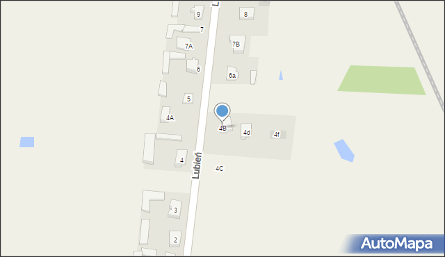 Borki, Borki, 4B, mapa Borki