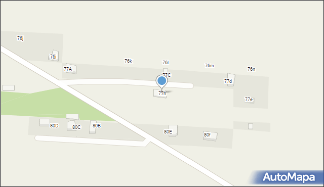 Borki, Borki, 77h, mapa Borki