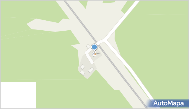 Borki-Kosy, Borki-Kosy, 1d, mapa Borki-Kosy