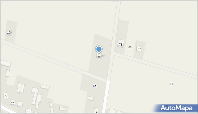 Borki-Kosy, Borki-Kosy, 6b, mapa Borki-Kosy