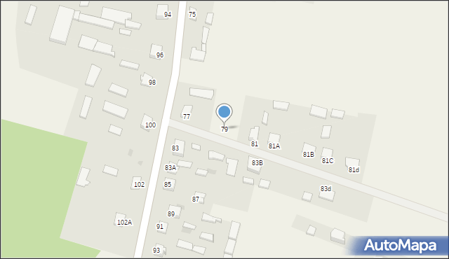 Borki-Paduchy, Borki-Paduchy, 79, mapa Borki-Paduchy