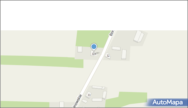 Borki Prusinowskie, Borki Prusinowskie, 32A, mapa Borki Prusinowskie