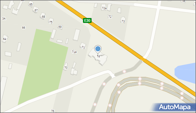 Borki-Wyrki, Borki-Wyrki, 74, mapa Borki-Wyrki