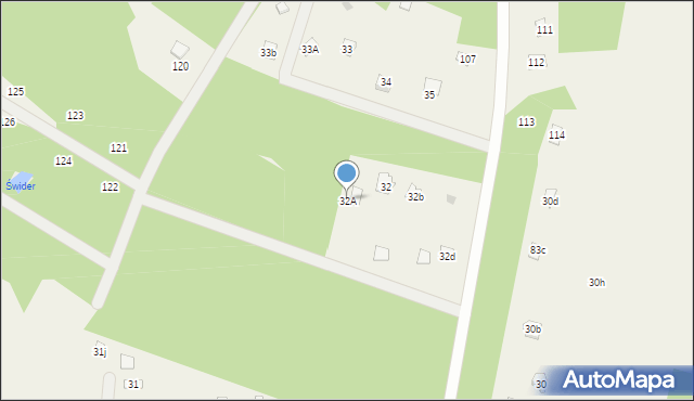 Borków, Borków, 32A, mapa Borków