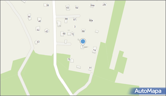 Borków, Borków, 73, mapa Borków