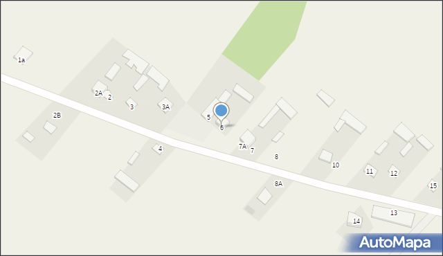Borków, Borków, 6, mapa Borków