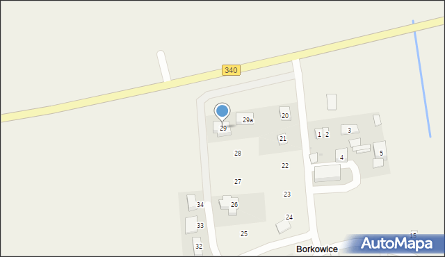 Borkowice, Borkowice, 29, mapa Borkowice