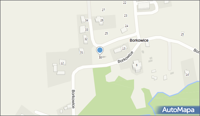 Borkowice, Borkowice, 30, mapa Borkowice