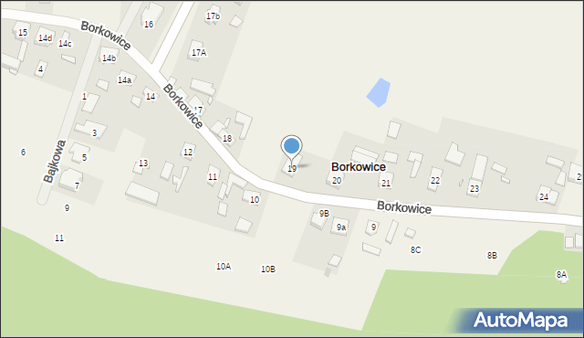 Borkowice, Borkowice, 19, mapa Borkowice