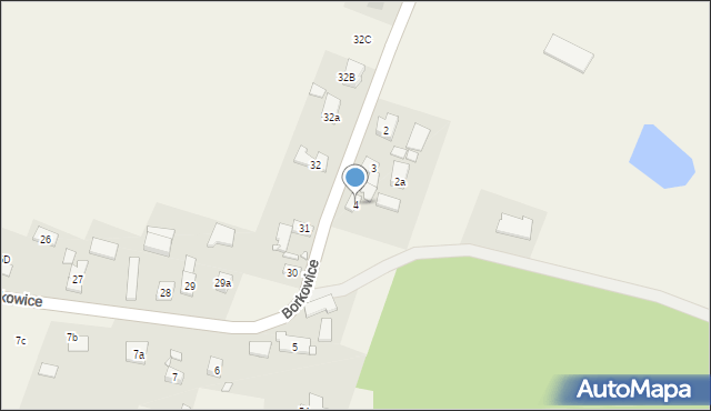 Borkowice, Borkowice, 4, mapa Borkowice