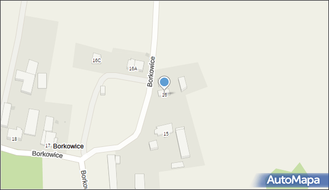 Borkowice, Borkowice, 16, mapa Borkowice