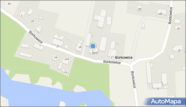 Borkowice, Borkowice, 18, mapa Borkowice