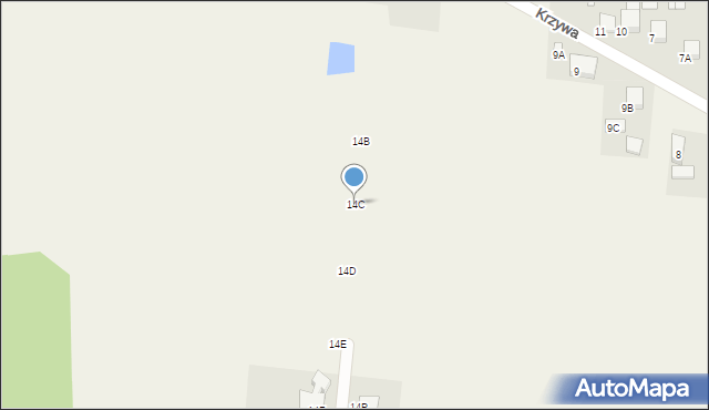 Borkowice, Borkowice, 14C, mapa Borkowice