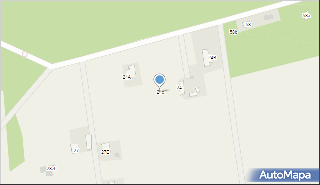 Borkowice, Borkowice, 24c, mapa Borkowice