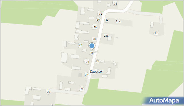 Borkowizna, Borkowizna, 26, mapa Borkowizna