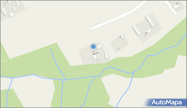 Borkowo, Borkowo, 14, mapa Borkowo