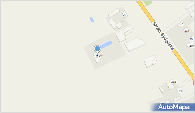 Borkowo, Borkowo, 22a, mapa Borkowo