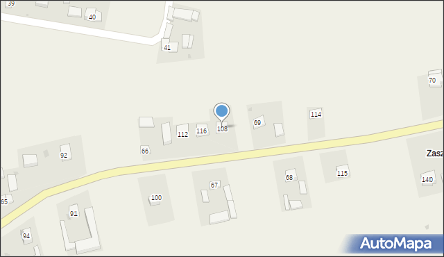 Boronice, Boronice, 108, mapa Boronice