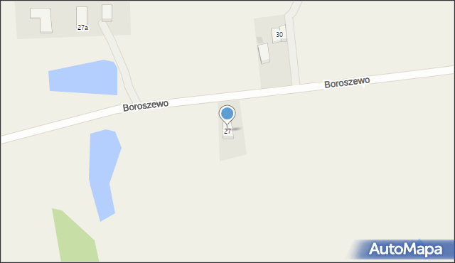 Boroszewo, Boroszewo, 27, mapa Boroszewo