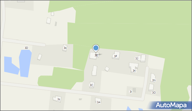 Boroszewo, Boroszewo, 3E, mapa Boroszewo