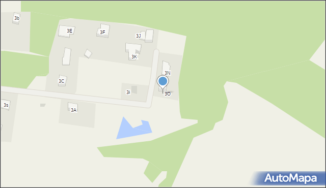 Boroszewo, Boroszewo, 3p, mapa Boroszewo